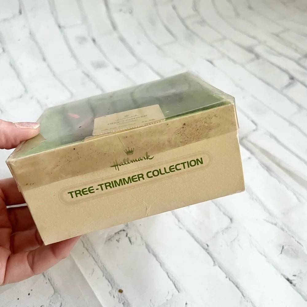 Vtg 1978 Hallmark Cardinal Bird Tree Trimmer Ornament Clip-On MIB Rare